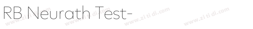 RB Neurath Test字体转换